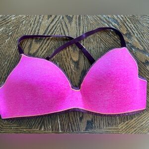 Victoria's Secret Pink and Purple sports Bra